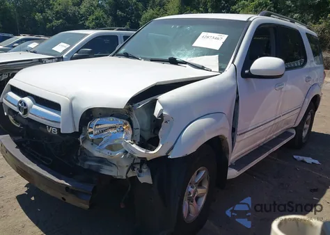 2006 Toyota Sequoia Sr5 V8 из США, поврежденный, VIN 5TDBT44A46S265438